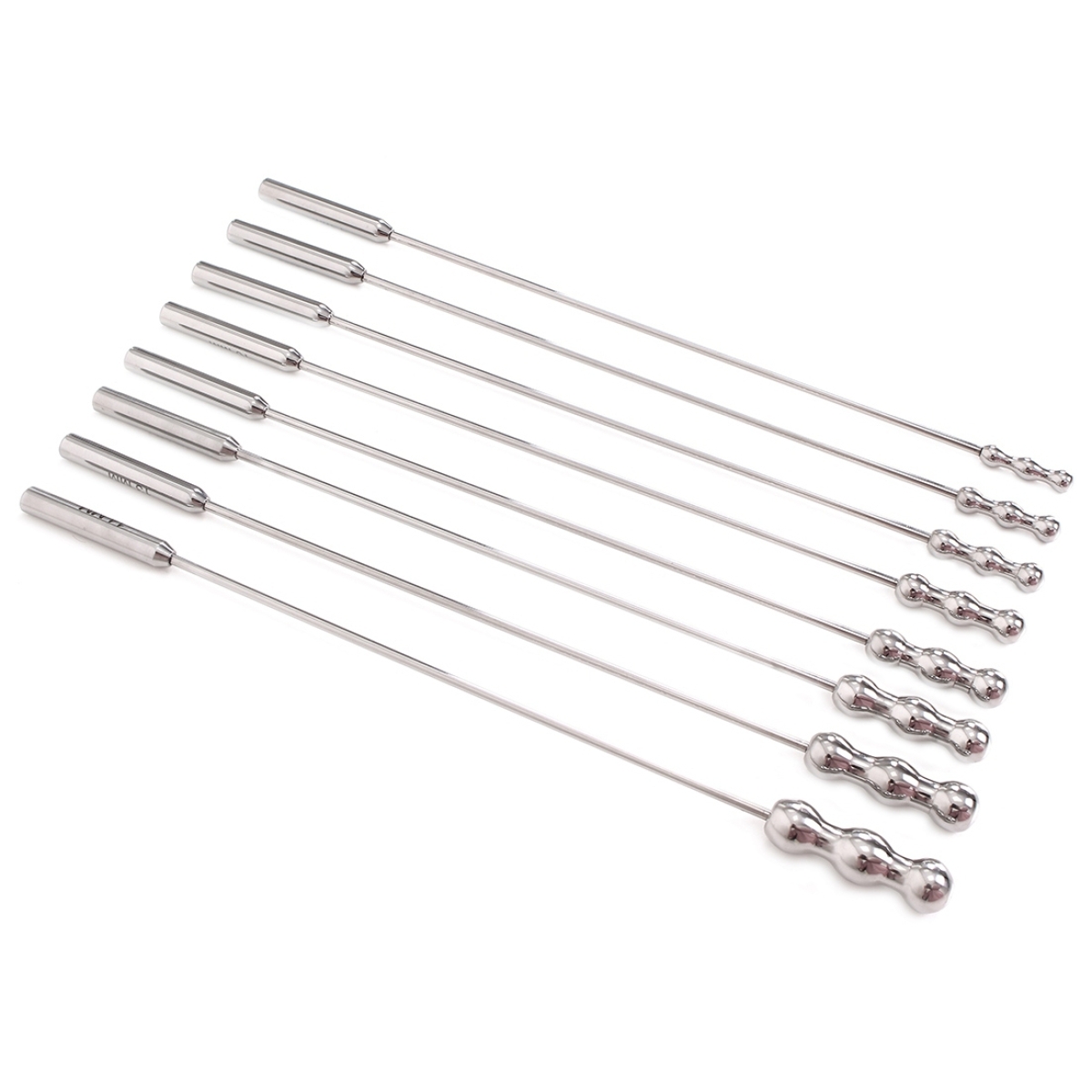 lot de 8 tiges d uretre dilator beads 28cm diametre de 7 a 14mm 7