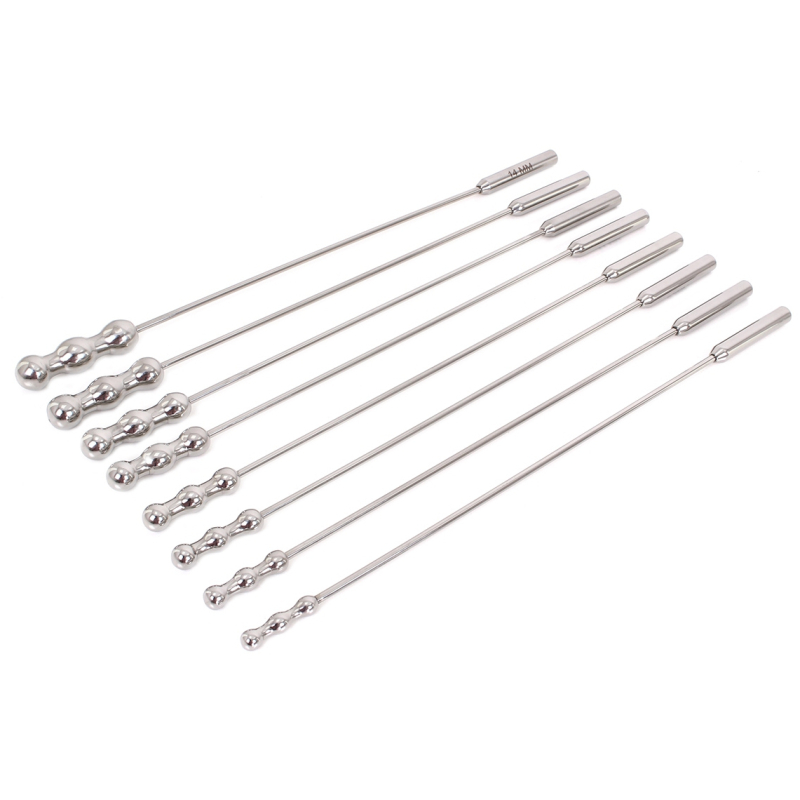 lot-de-8-tiges-d-uretre-dilator-beads-28cm-diametre-de-7-a-14mm lot de 8 tiges d uretre dilator beads 28cm diametre de 7 a 14mm