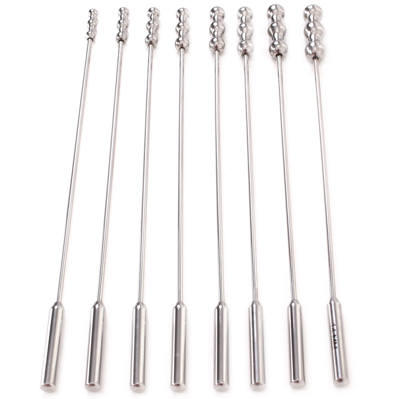 lot de 8 tiges d uretre dilator beads 28cm diametre de 7 a 14mm 9