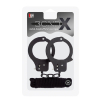 lot menottes metal et corde 3m noires 1