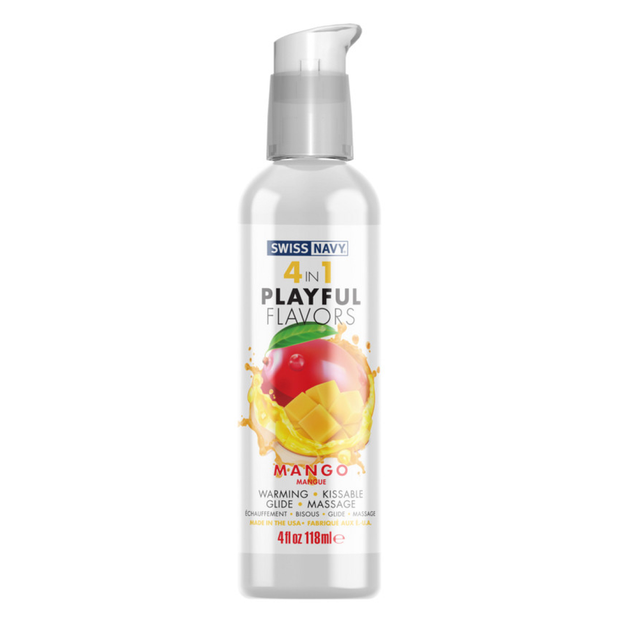 lubrifiant 4 en 1 playful flavors 118ml mangue