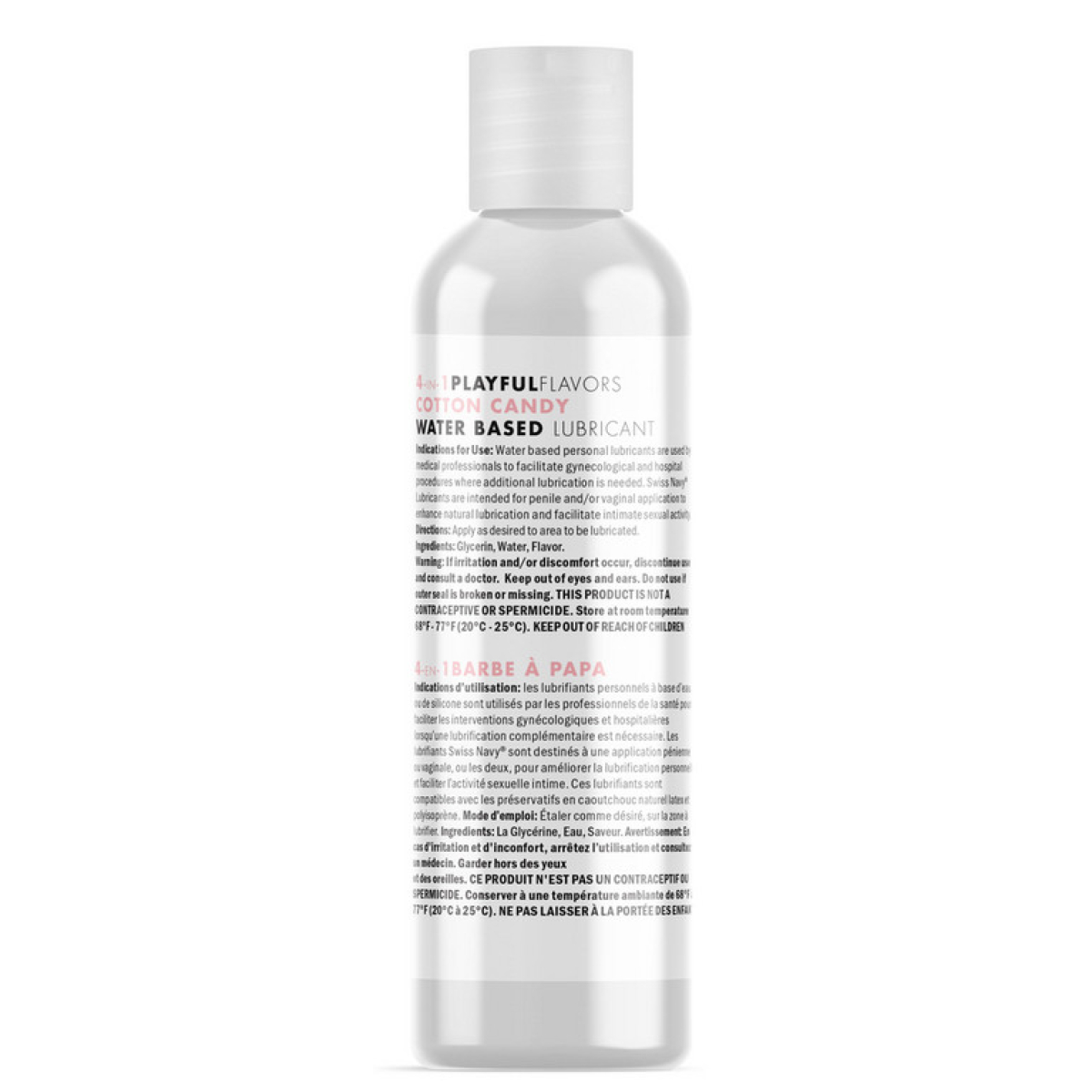 lubrifiant 4 en 1 playful flavors 295ml barbe a papa 1