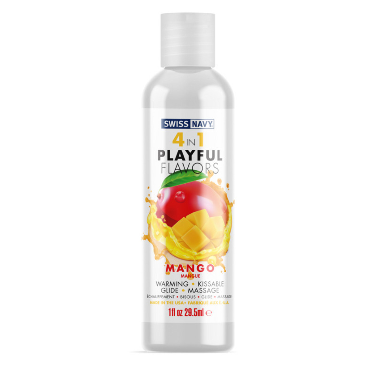lubrifiant 4 en 1 playful flavors 295ml mangue