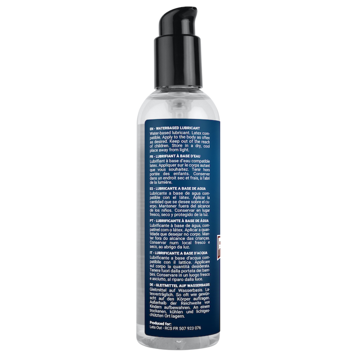 lubrifiant a base d eau fuck fist water 250ml 1