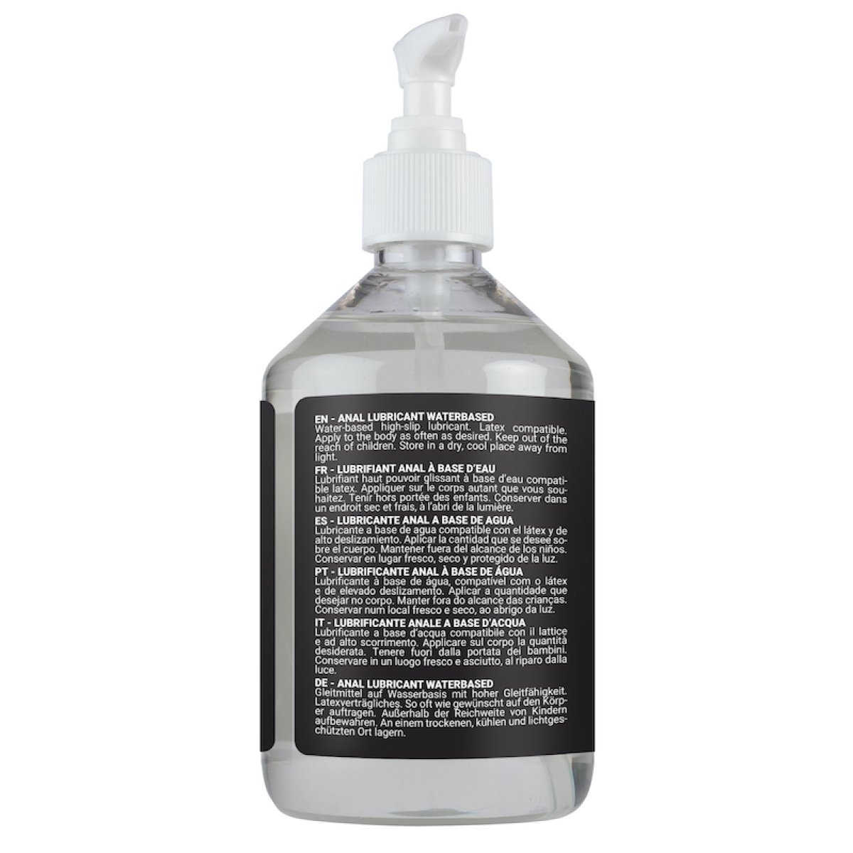 lubrifiant a base d eau sensualube anal 500ml 1