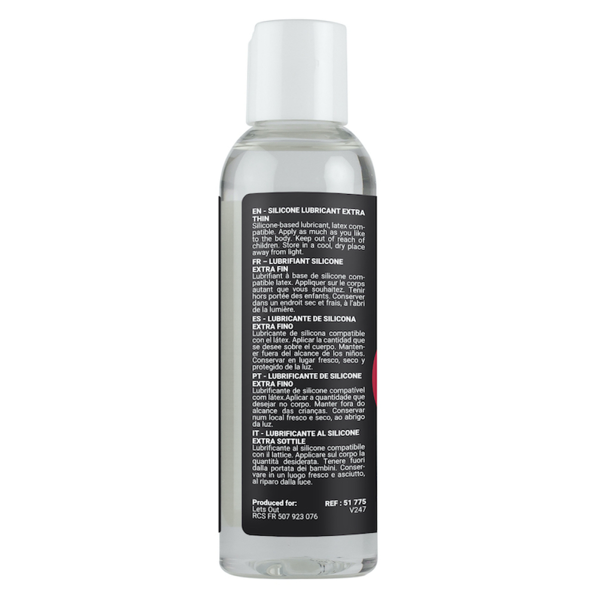 lubrifiant a base de silicone sensualube extra thin 150ml 1