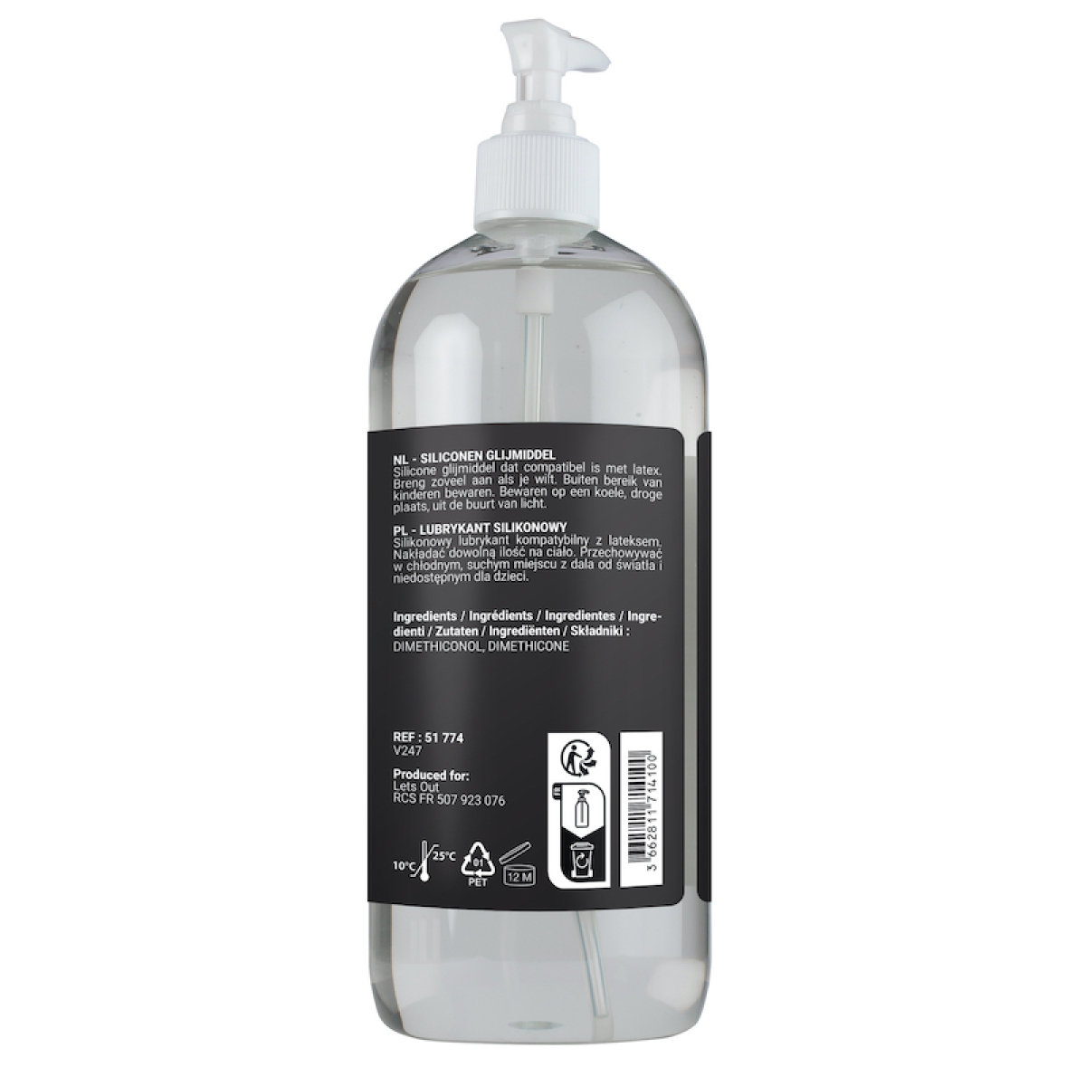 lubrifiant a base de silicone sensualube silicone 1 litre 2
