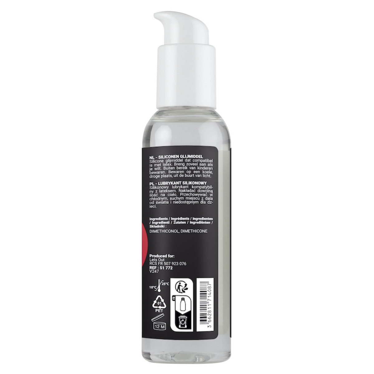 lubrifiant a base de silicone sensualube silicone 150ml 2