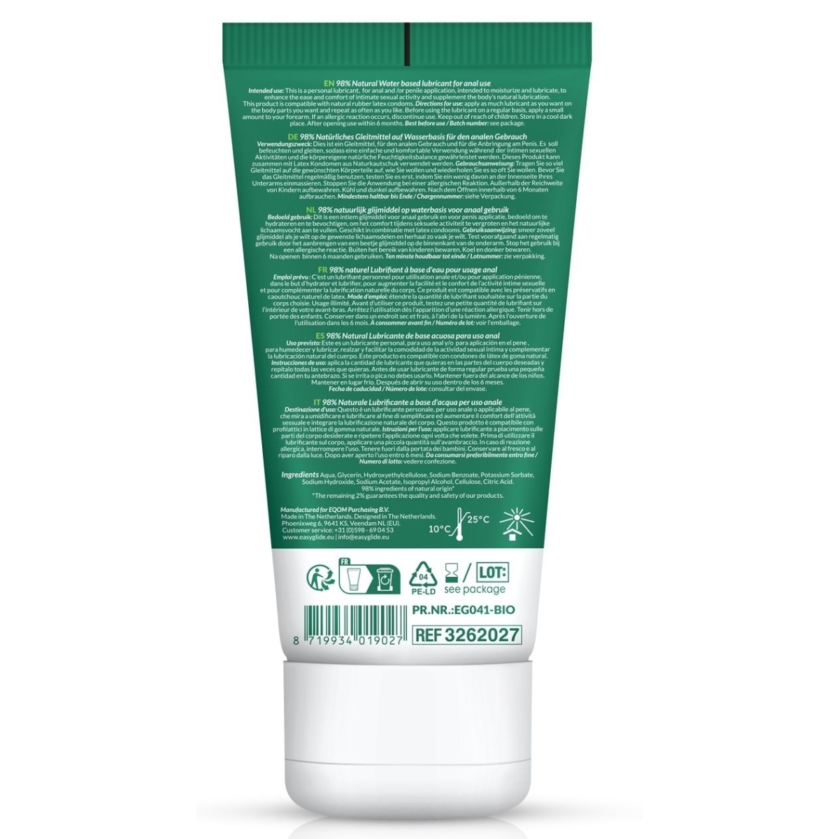 lubrifiant anal bio easyglide 100ml 1