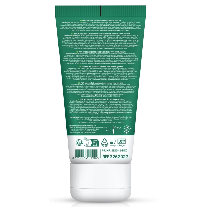 lubrifiant anal bio easyglide 100ml 1