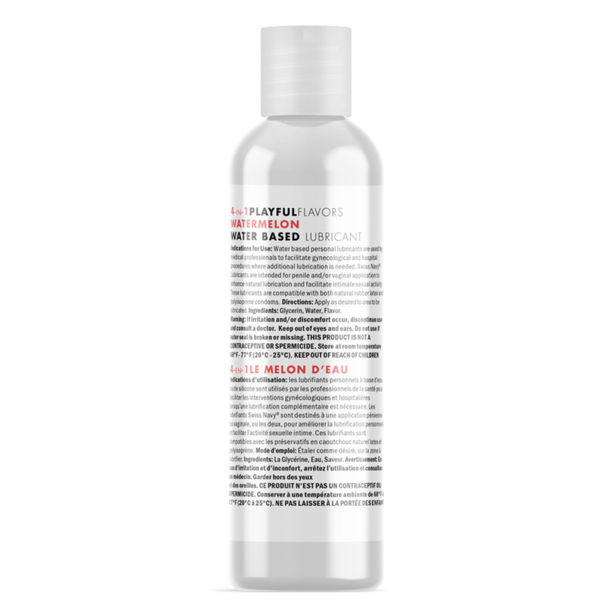 lubrifiant aromatise 4 en 1 playful flavors pasteque 30ml 1