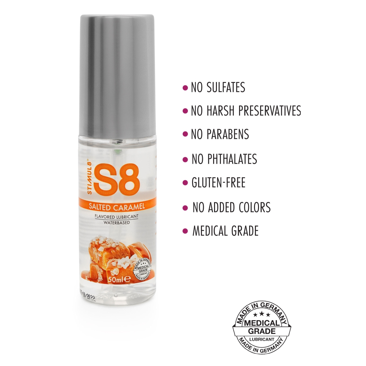 lubrifiant aromatise caramel beurre sale s8 50ml 1