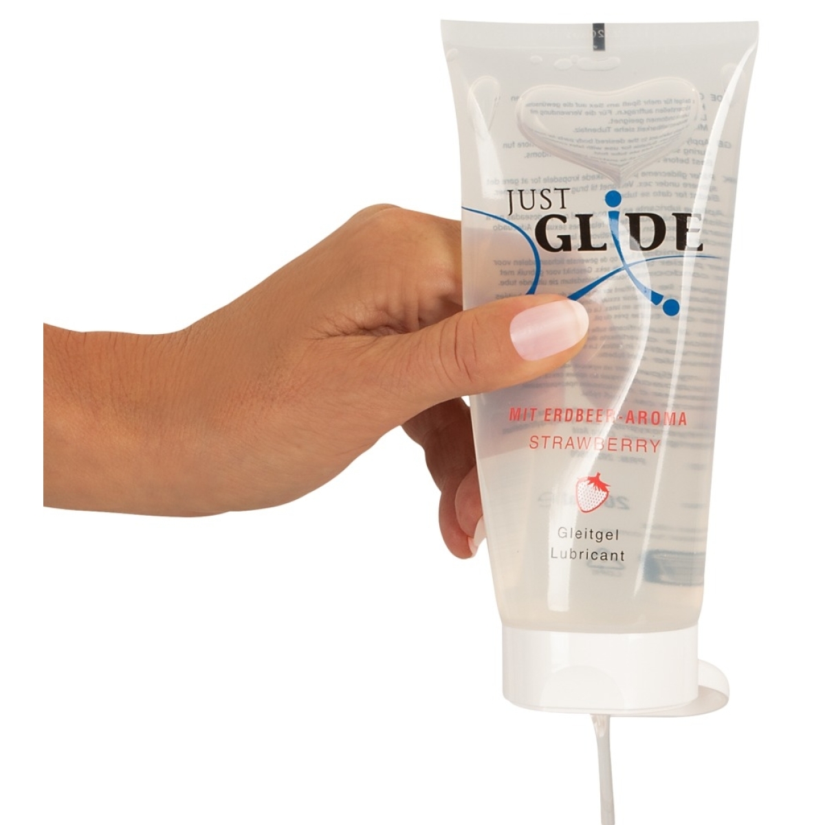 lubrifiant aromatise fraise just glide 200ml 2