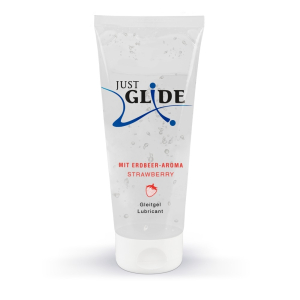 lubrifiant aromatise fraise just glide 200ml