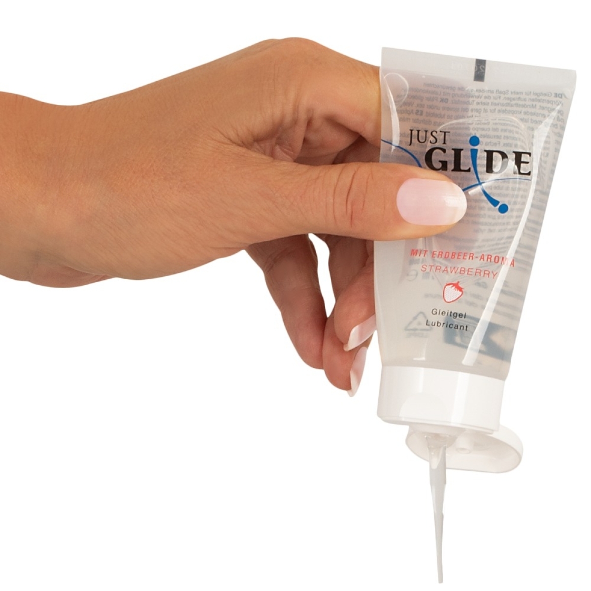 lubrifiant aromatise fraise just glide 50 ml 2