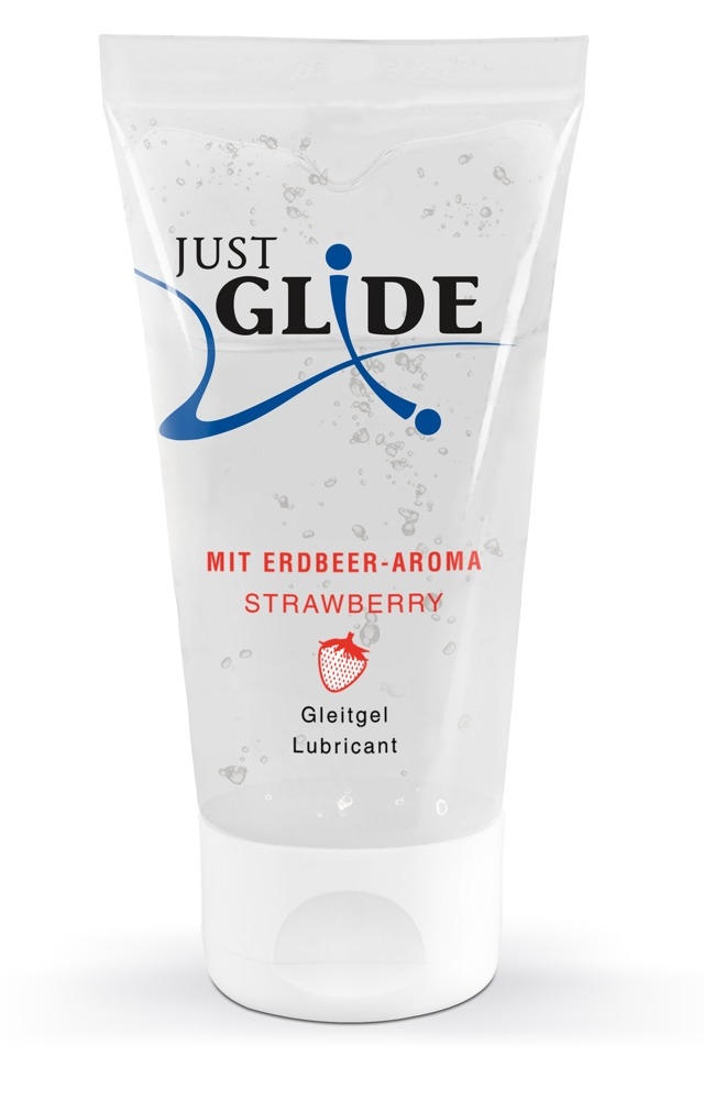 lubrifiant-aromatise-fraise-just-glide-50-ml lubrifiant aromatise fraise just glide 50 ml