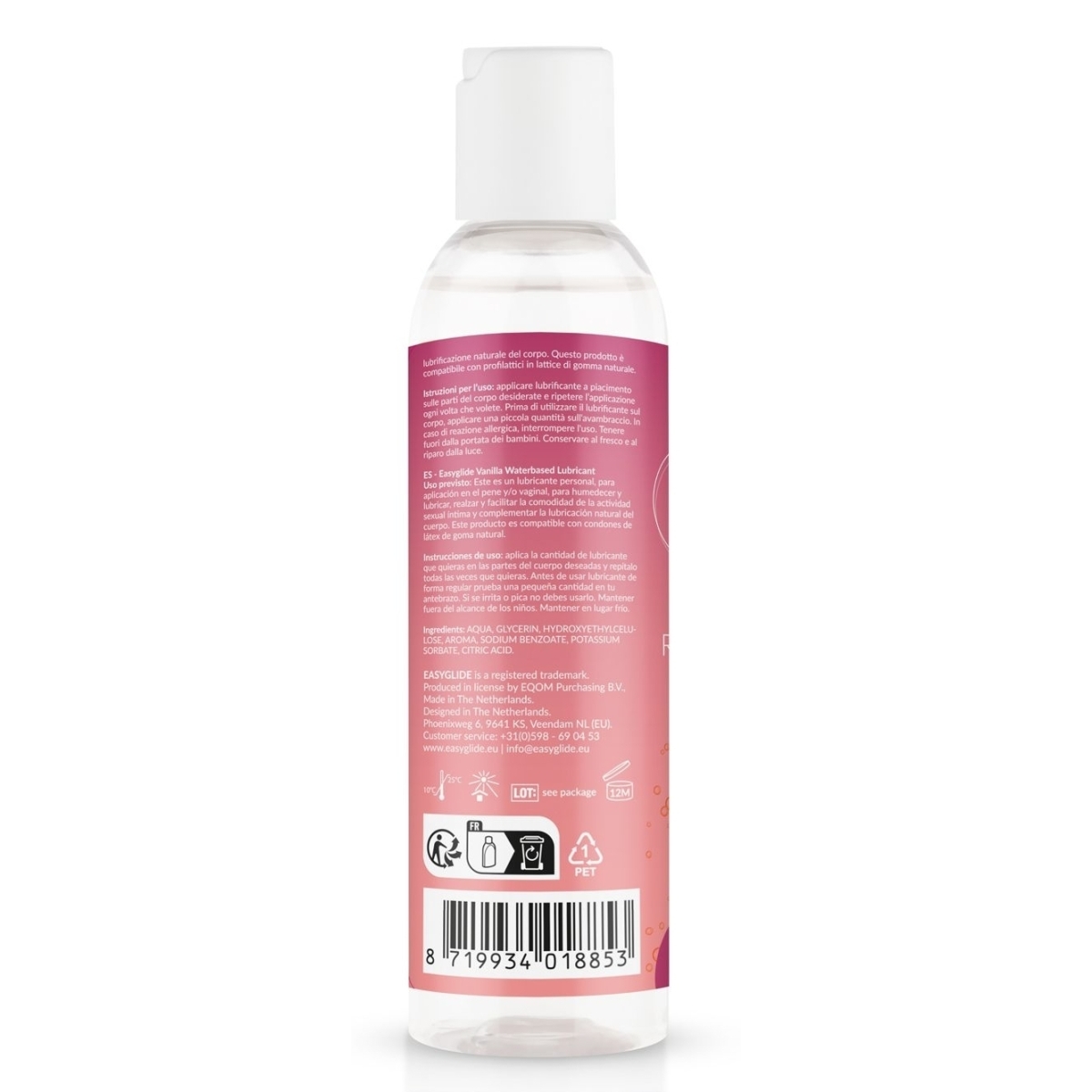 lubrifiant aromatise rose champagne easyglide 150ml 1