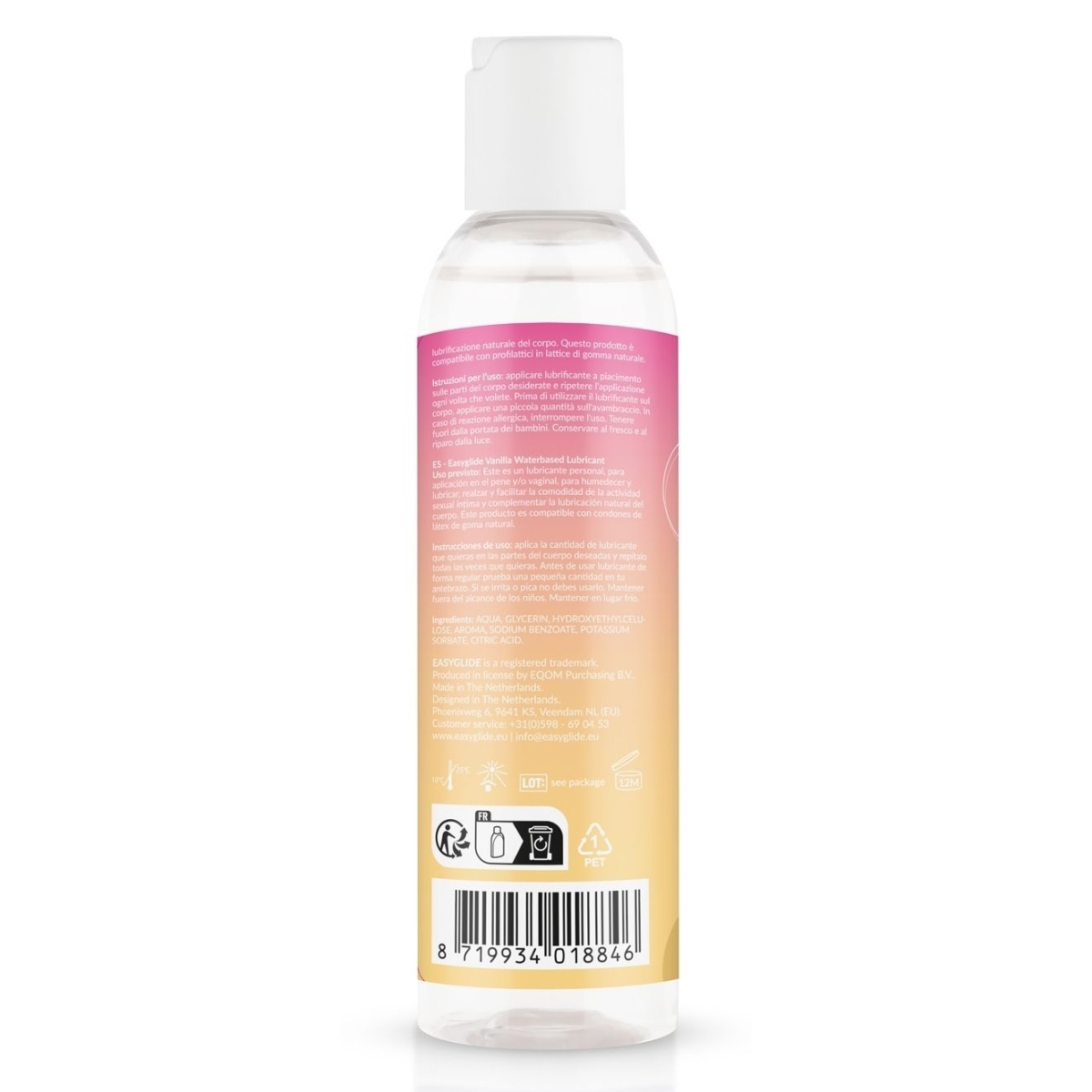 lubrifiant arome vanille easyglide 150ml 3