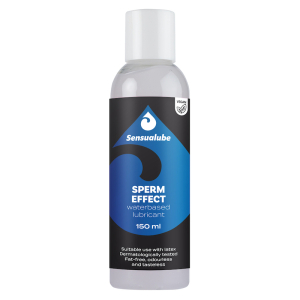 lubrifiant aspect sperme sensualube sperm effect 150ml