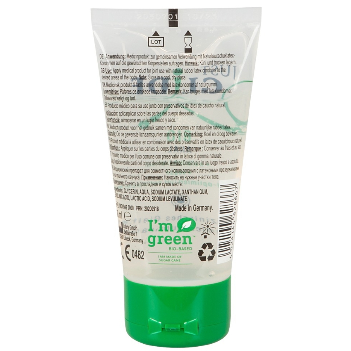 lubrifiant bio anal just glide 50ml 1