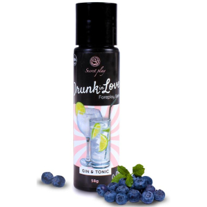 lubrifiant comestible drunk in love gin tonic 60ml