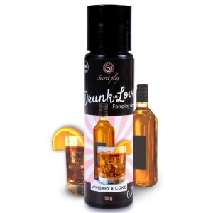 lubrifiant comestible drunk in love whiskey cola 60ml