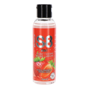 lubrifiant comestible fraise vanille 4in1 s8 125ml