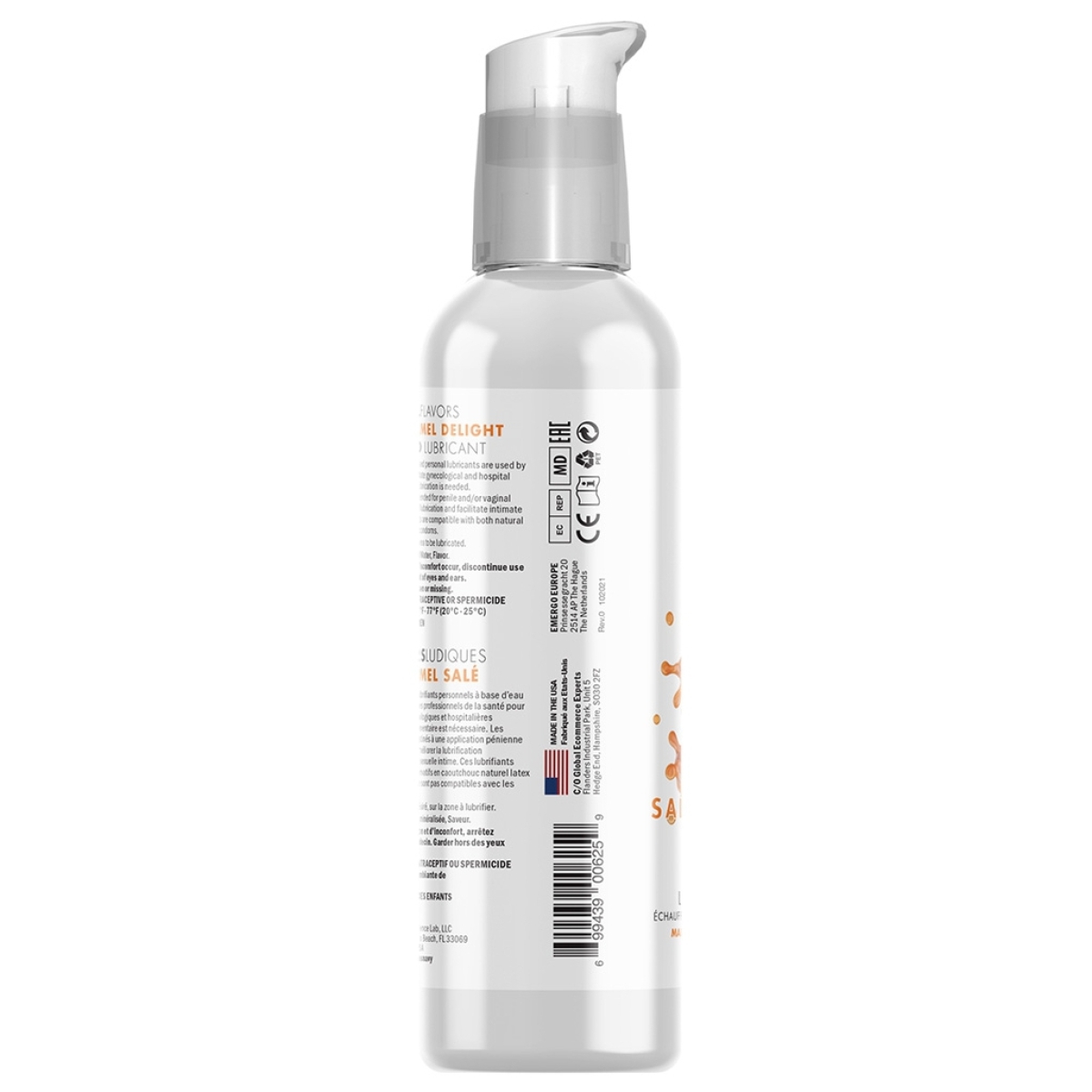 lubrifiant comestible playful caramel sale 118ml 1