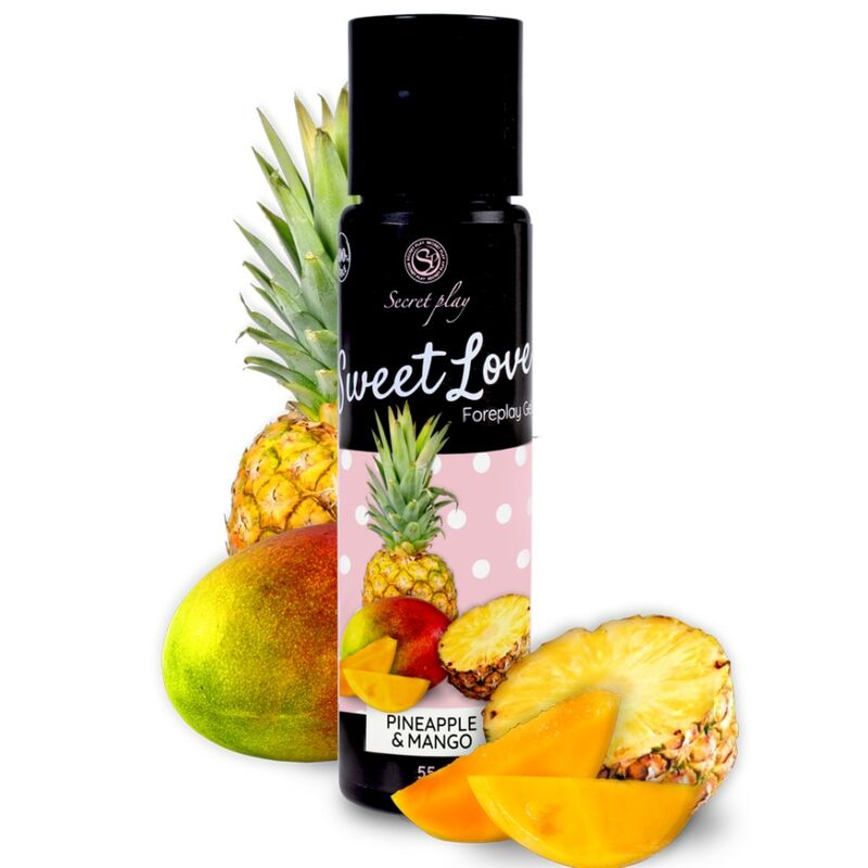 lubrifiant-comestible-sweet-love-ananas-mangue-60ml lubrifiant comestible sweet love ananas mangue 60ml