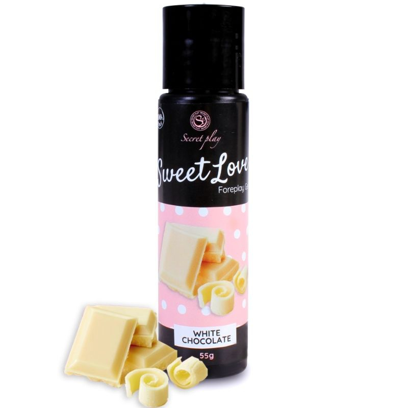 lubrifiant-comestible-sweet-love-chocolat-blanc-60ml lubrifiant comestible sweet love chocolat blanc 60ml