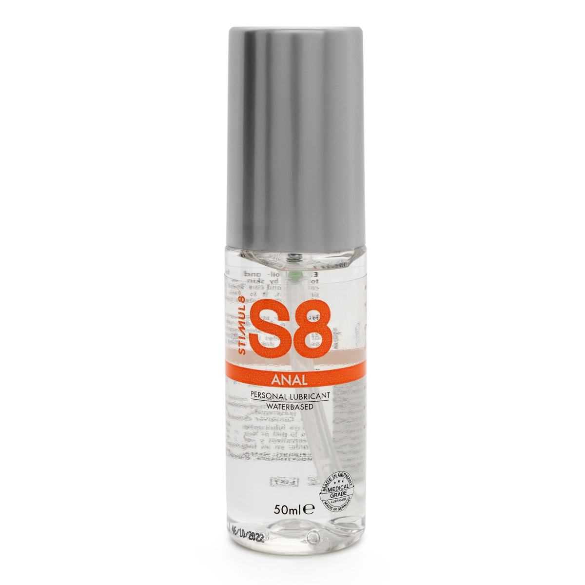 lubrifiant eau anal s8 natural 50ml