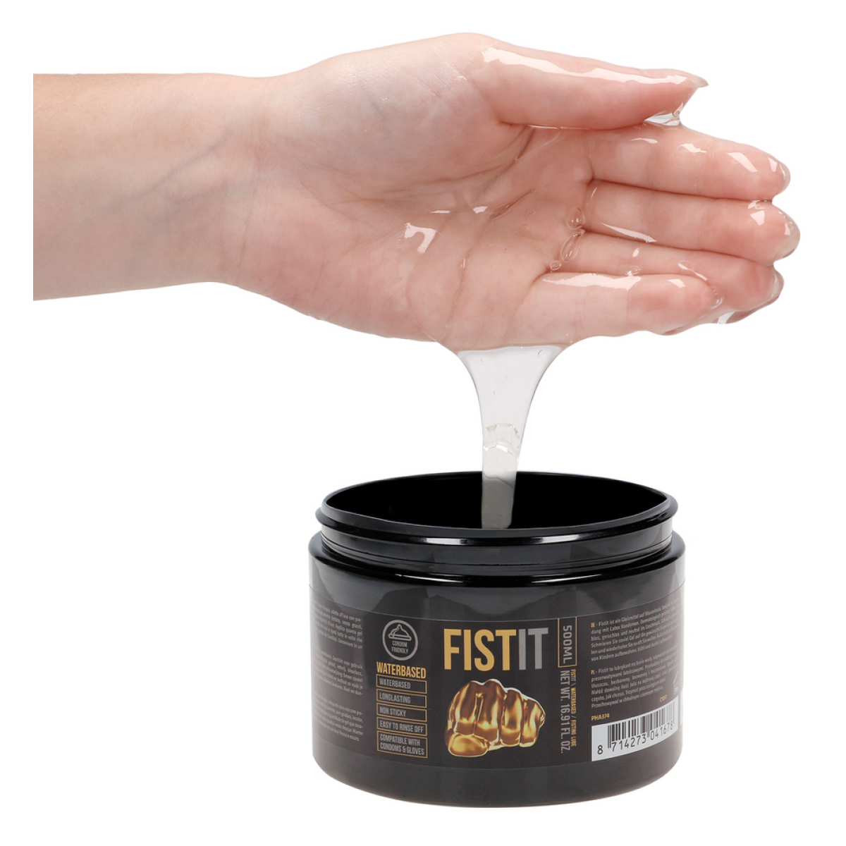 lubrifiant eau fist it 500ml pot noir 1