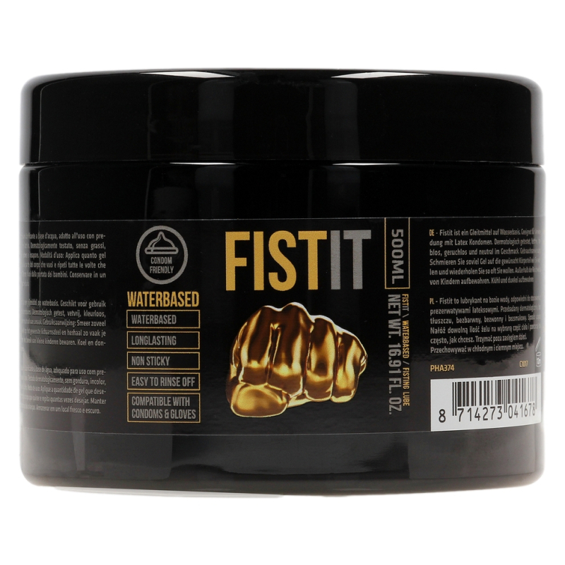 lubrifiant eau fist it 500ml pot noir