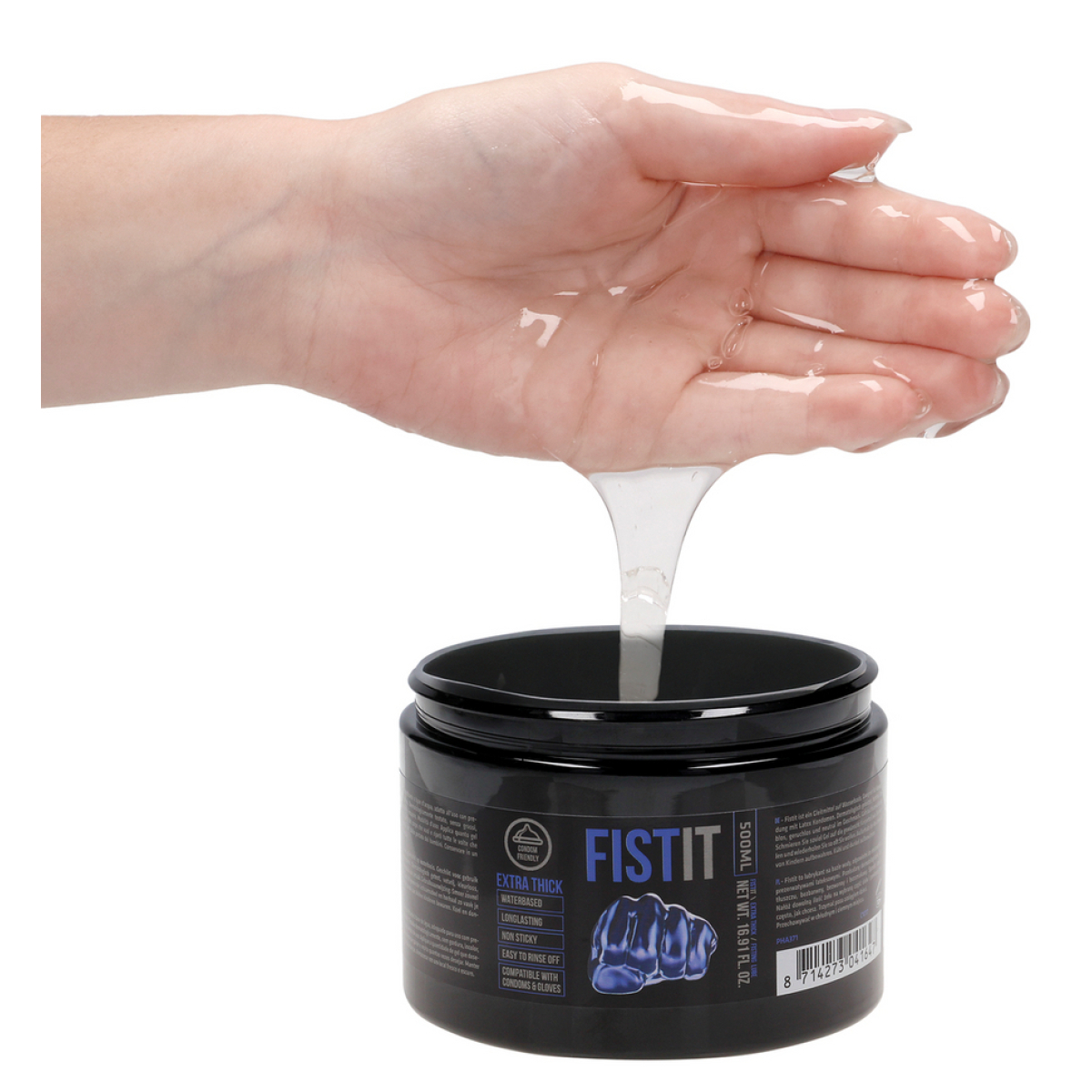 lubrifiant eau fist it extra thick 500 ml pot noir 1