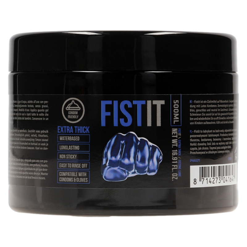 lubrifiant eau fist it extra thick 500 ml pot noir