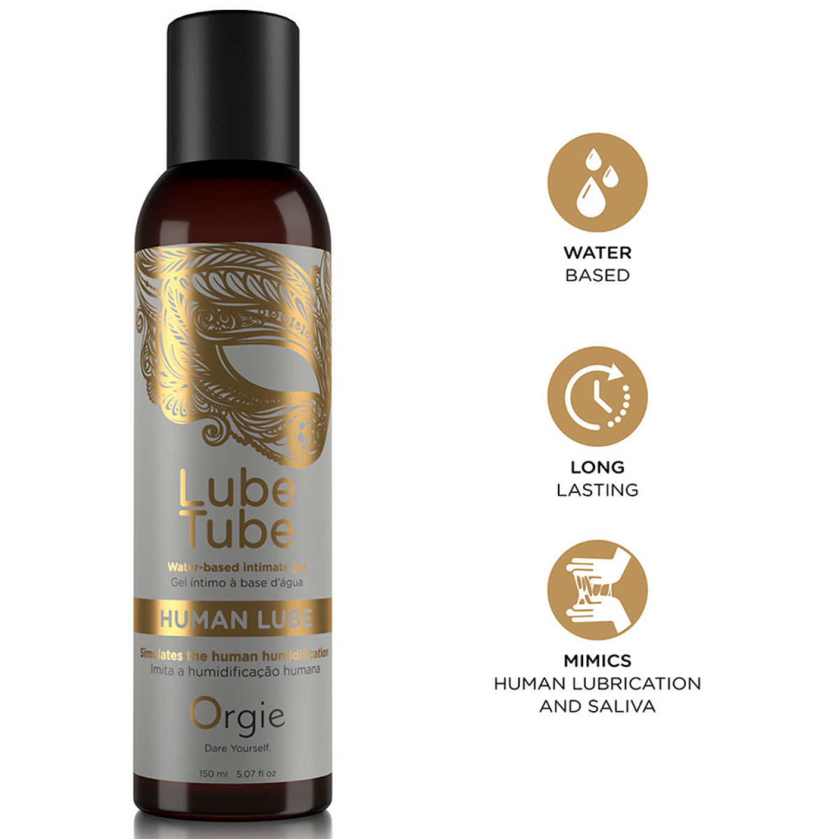 lubrifiant eau human lube 150ml 1