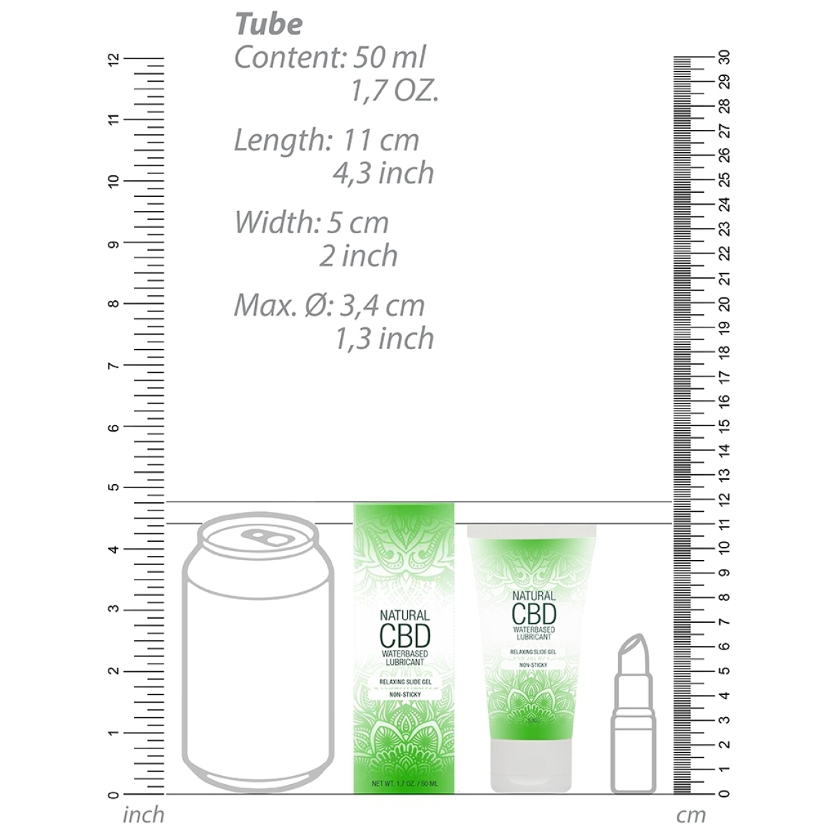 lubrifiant eau natural cbd 50ml 2