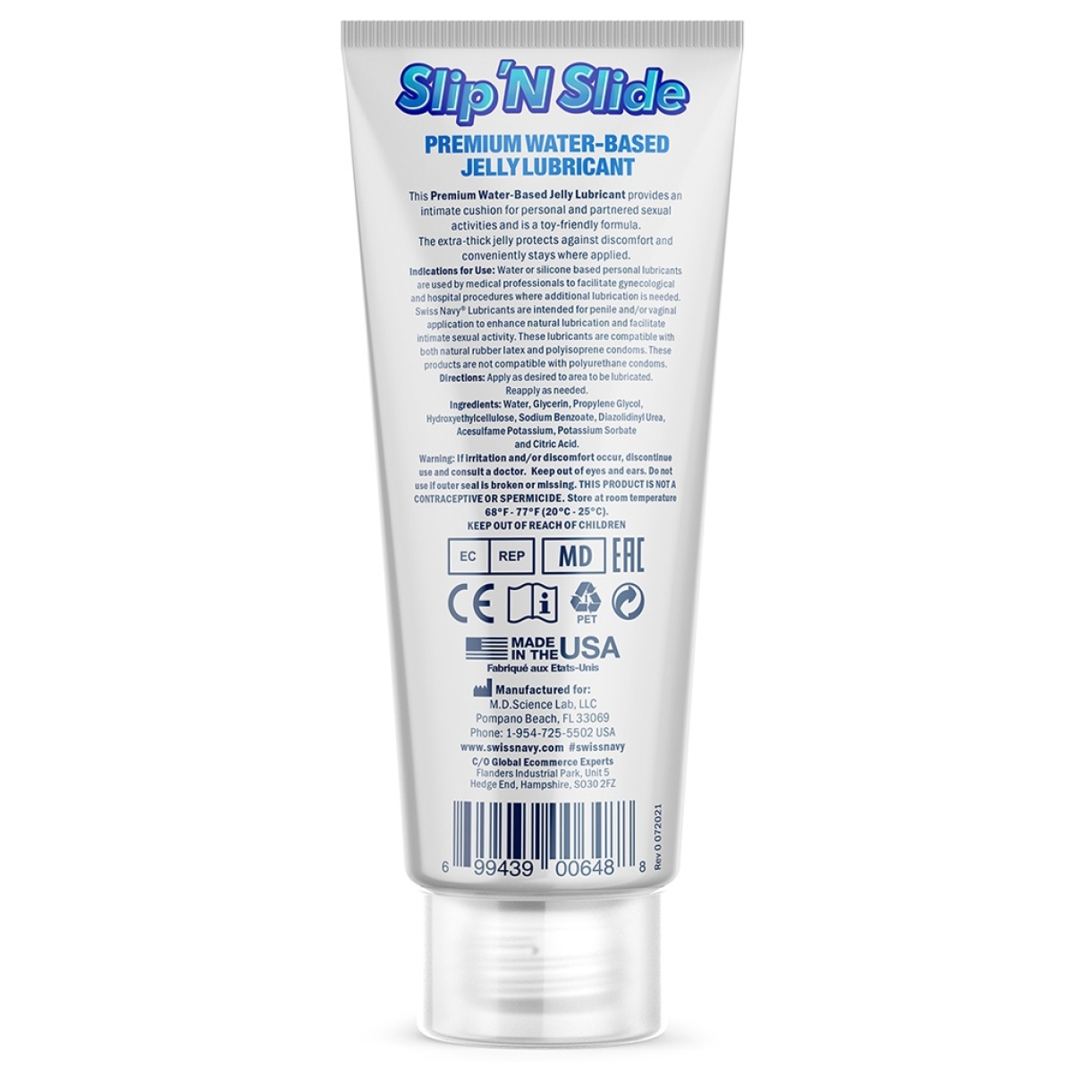 lubrifiant eau slip n slide swiss navy 59ml 1