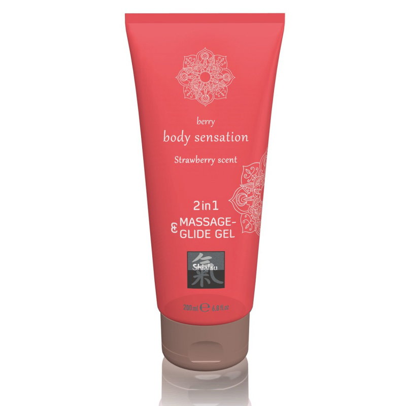 lubrifiant-et-gel-pour-massage-fraise-200ml lubrifiant et gel pour massage fraise 200ml