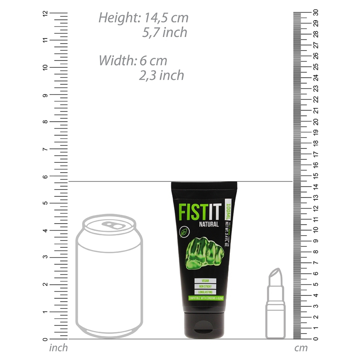 lubrifiant fist it natural vegan 100ml 2