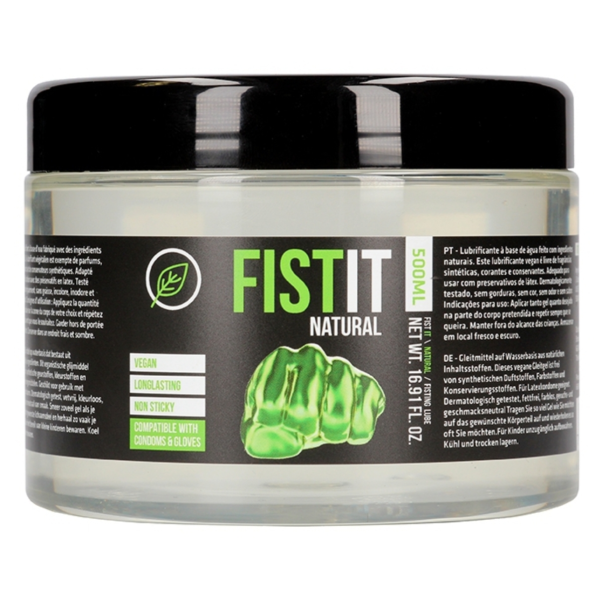 lubrifiant fist it natural vegan 500ml 1