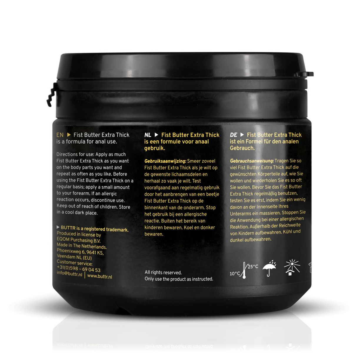 lubrifiant huile buttr fist gel 500ml 3