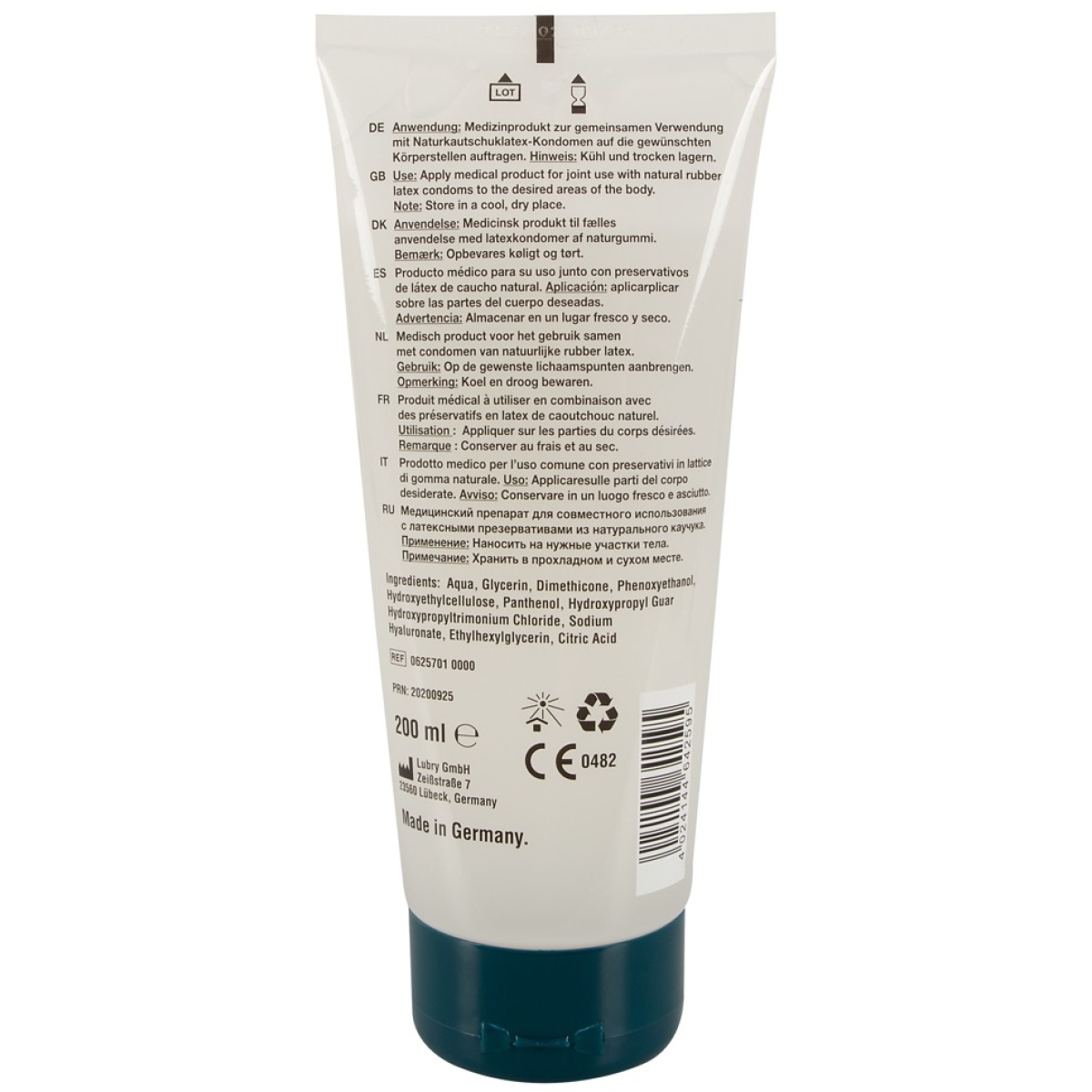 lubrifiant hybride premium anal 200ml 1
