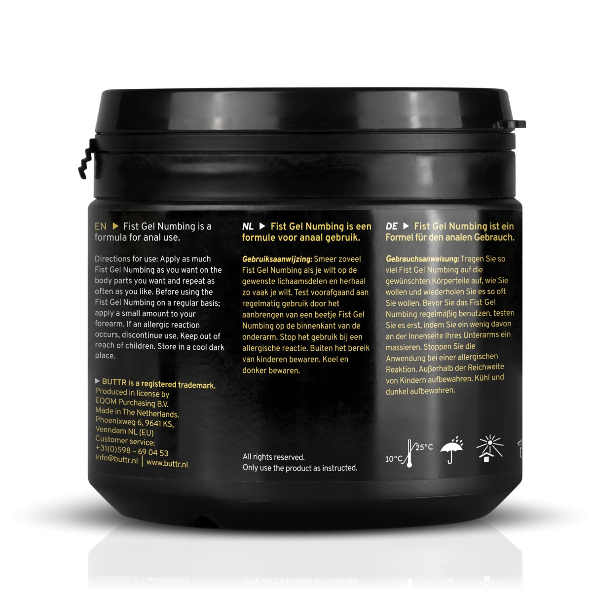 lubrifiant relaxant buttr fist gel 500ml 3