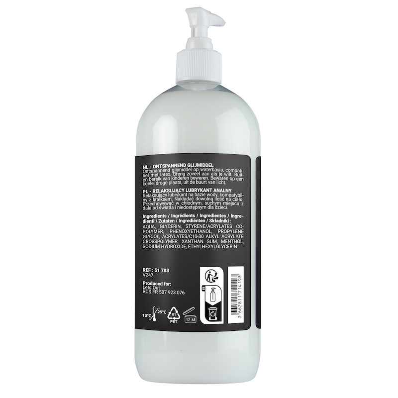 lubrifiant relaxant sensualube anal relaxing 1 litre 2