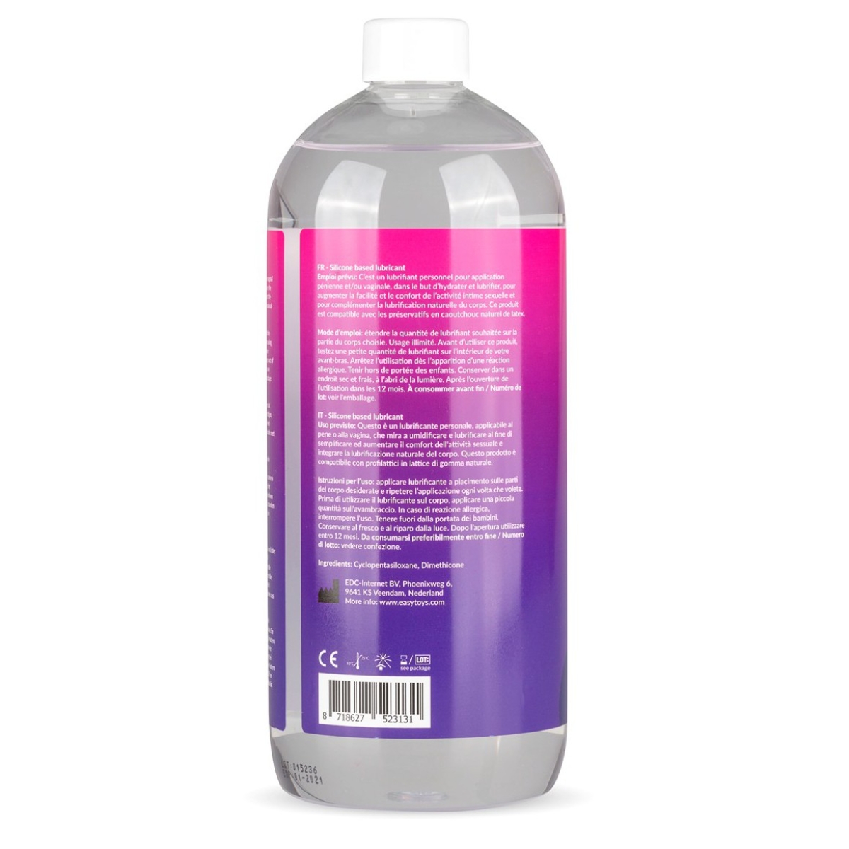 lubrifiant silicone easyglide bouteille de 1 litre 2