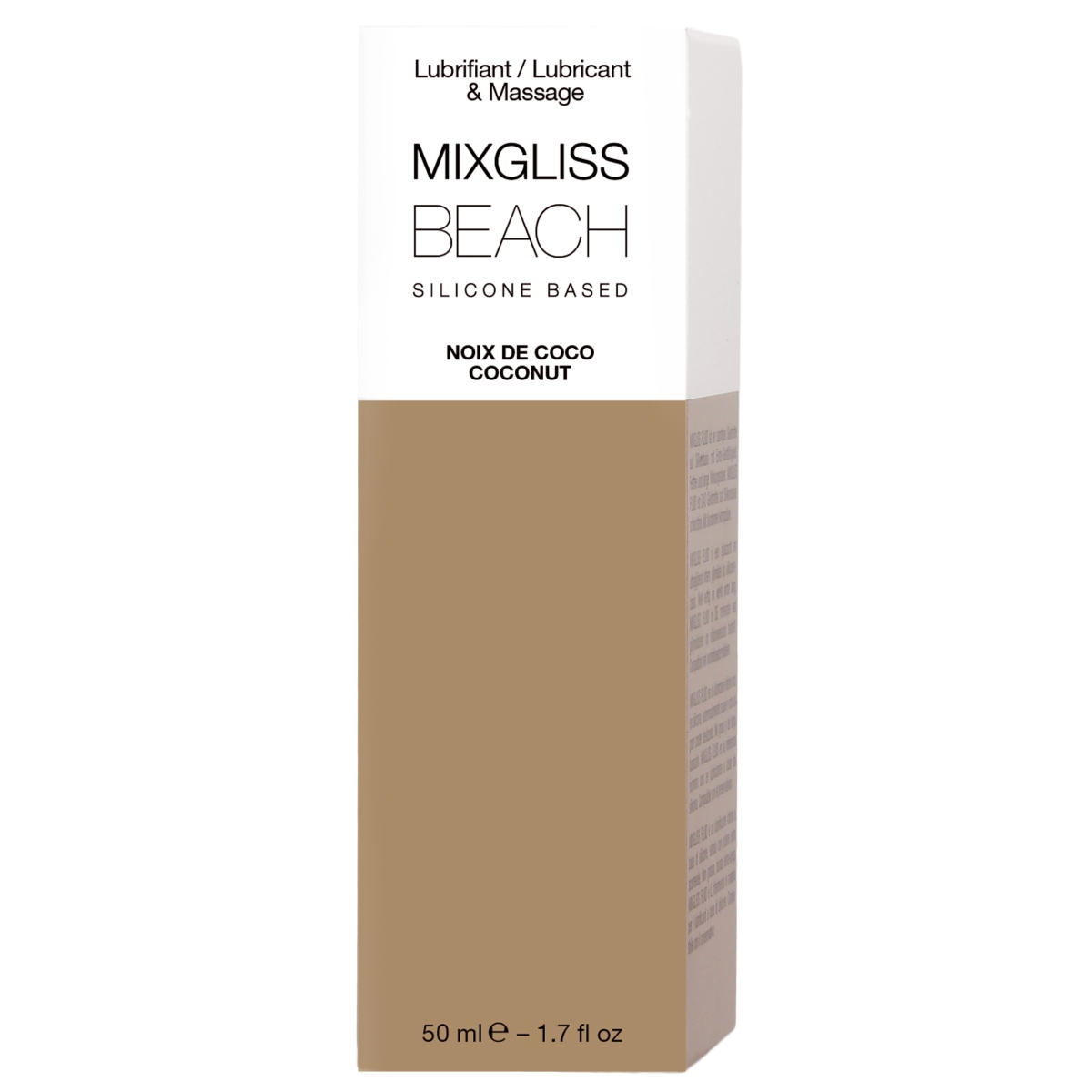 lubrifiant silicone mixgliss beach noix de coco 50ml 1