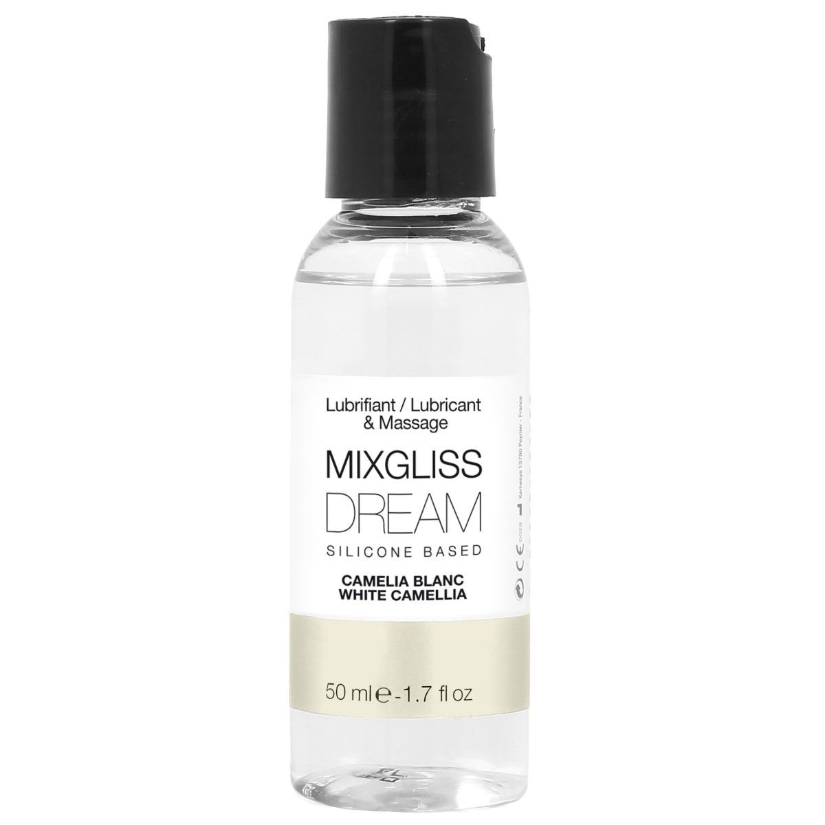 lubrifiant silicone mixgliss dream camelia blanc 50ml