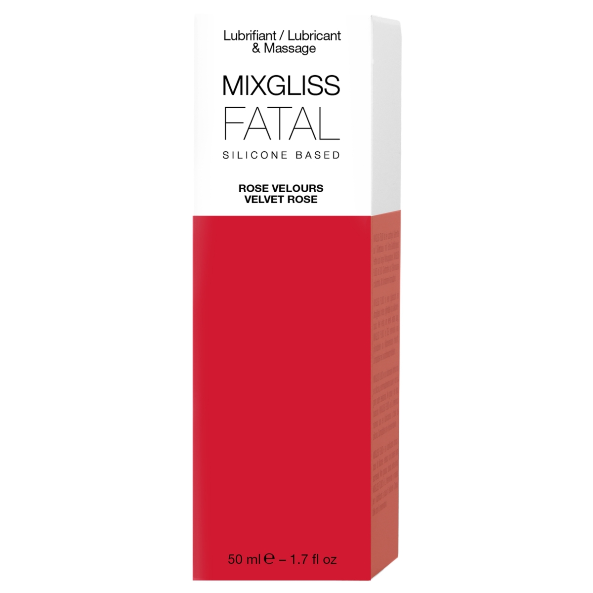 lubrifiant silicone mixgliss fatal rose velours 50ml 1
