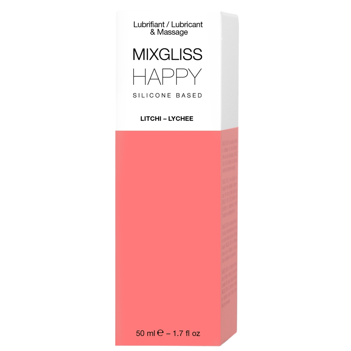 lubrifiant silicone mixgliss happy litchi 50ml 1